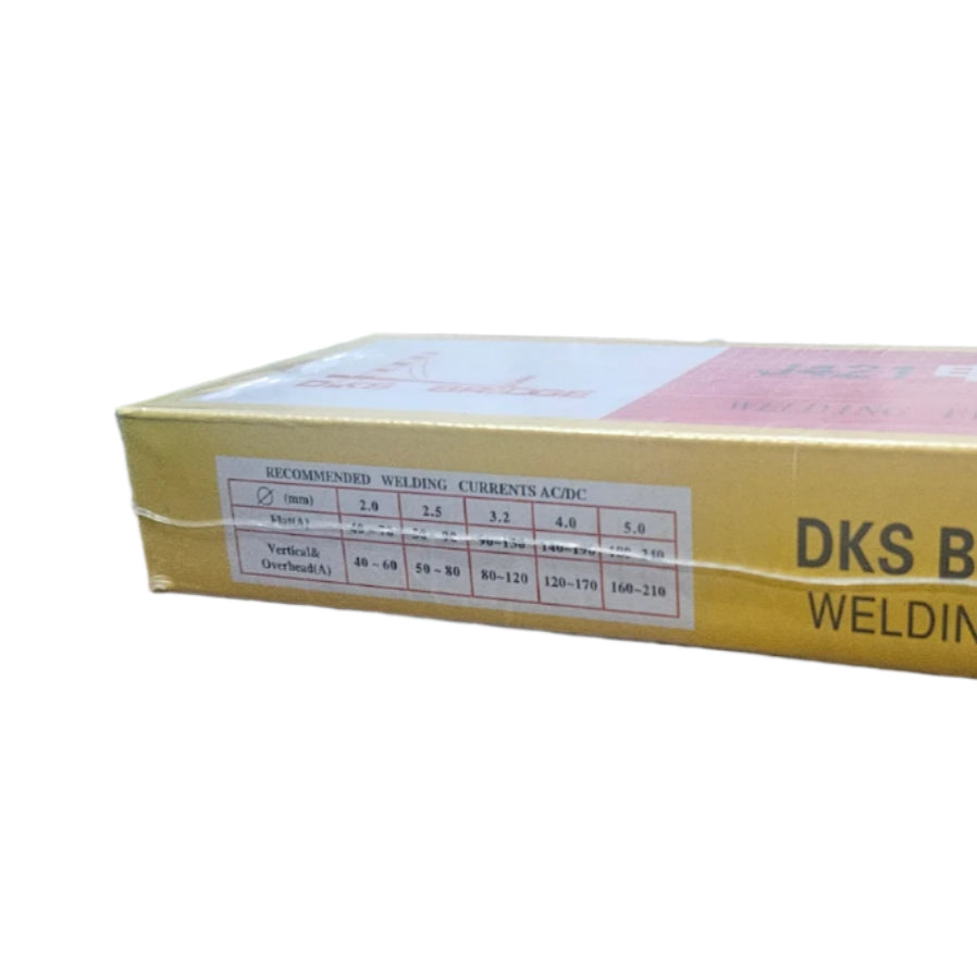 Box of DKS Bridge Brand welding electrodes