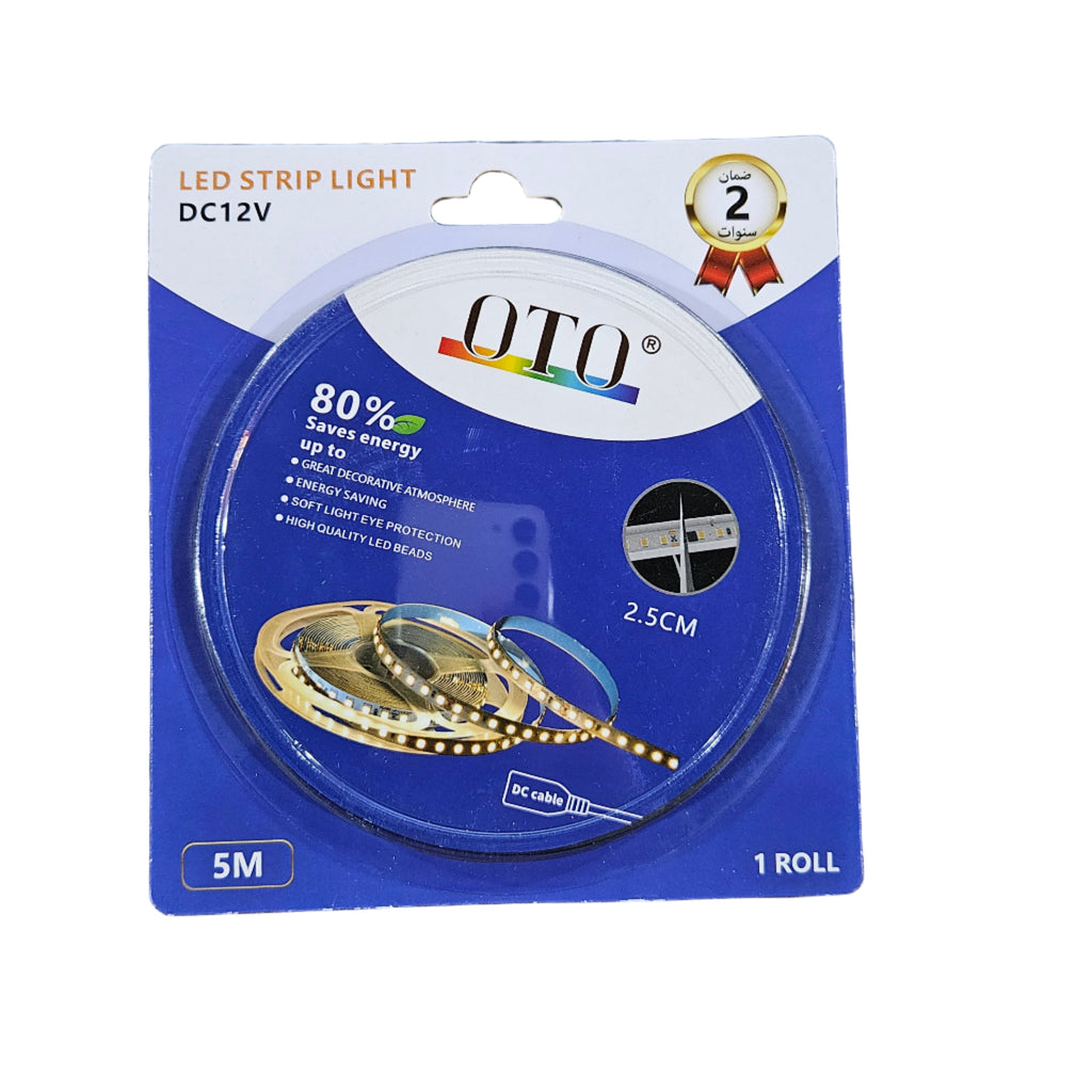 OTO - LED Strip Light - DC 12V - 120LED/M - 6500K NW