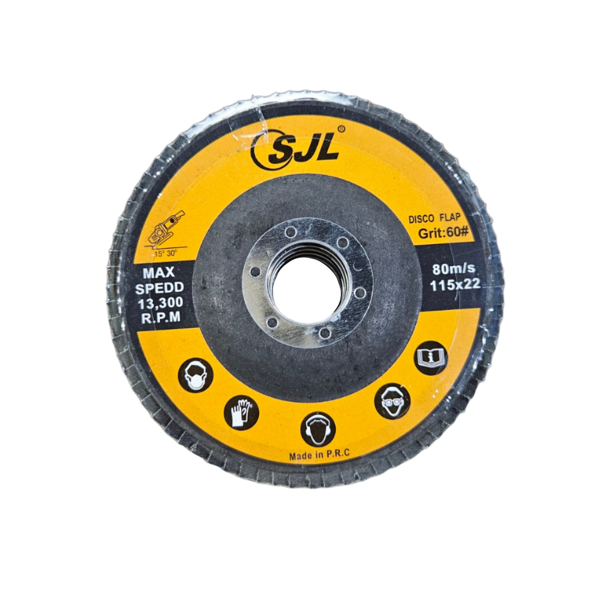 SJL Abrasive Flap Disk 80m/s - 115*22