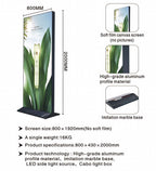 Black Dual LED Frame Stand