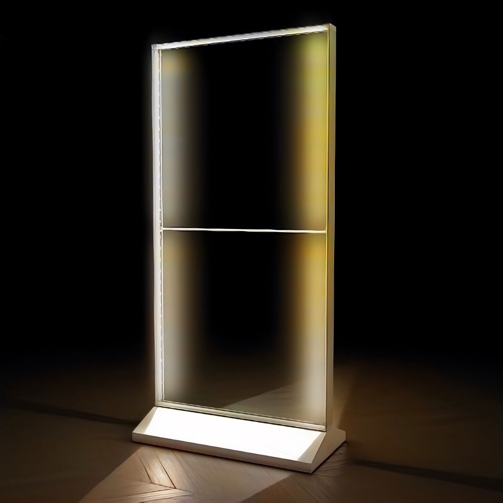 Black Dual LED Frame Stand