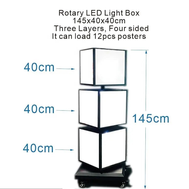 3-Tier Moving LED Stand