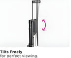 Redot Telescopic Height Adjustable Steel TV Cart for 60" ~ 100" Flat Panel TV - SH 666TB