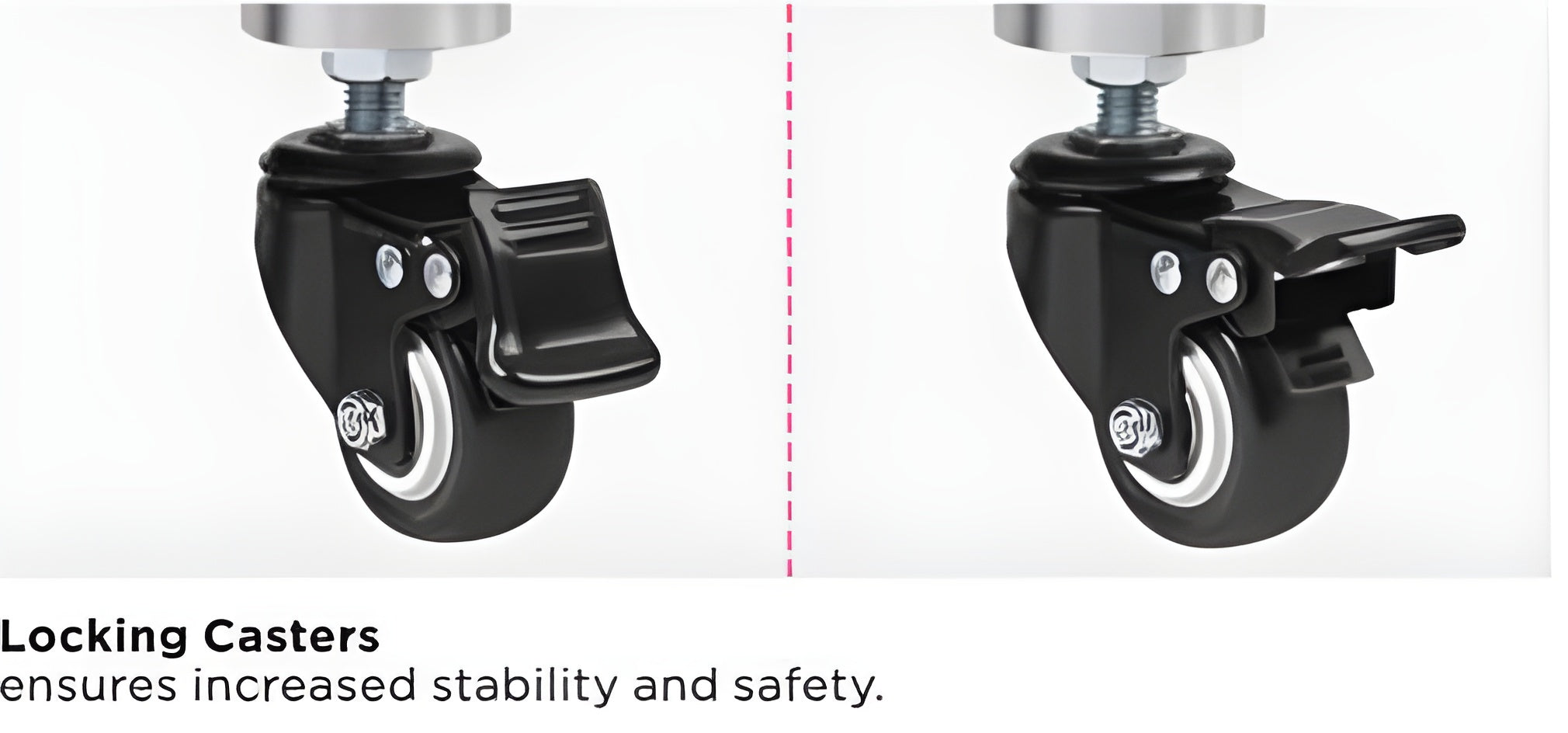 Redot Telescopic Height Adjustable Steel TV Cart for 60" ~ 100" Flat Panel TV - SH 666TB