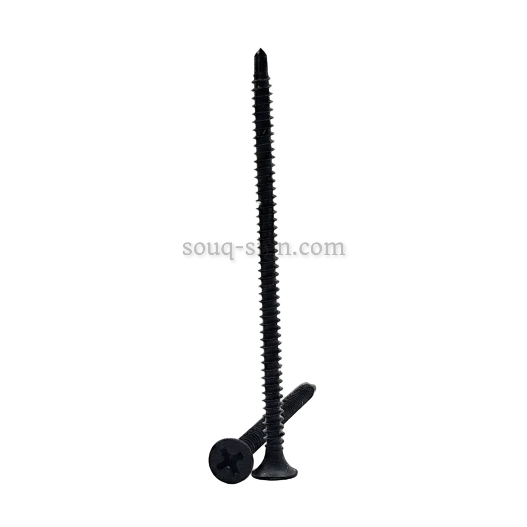 Self Drilling Screw Black - 7*76mm (7×3")