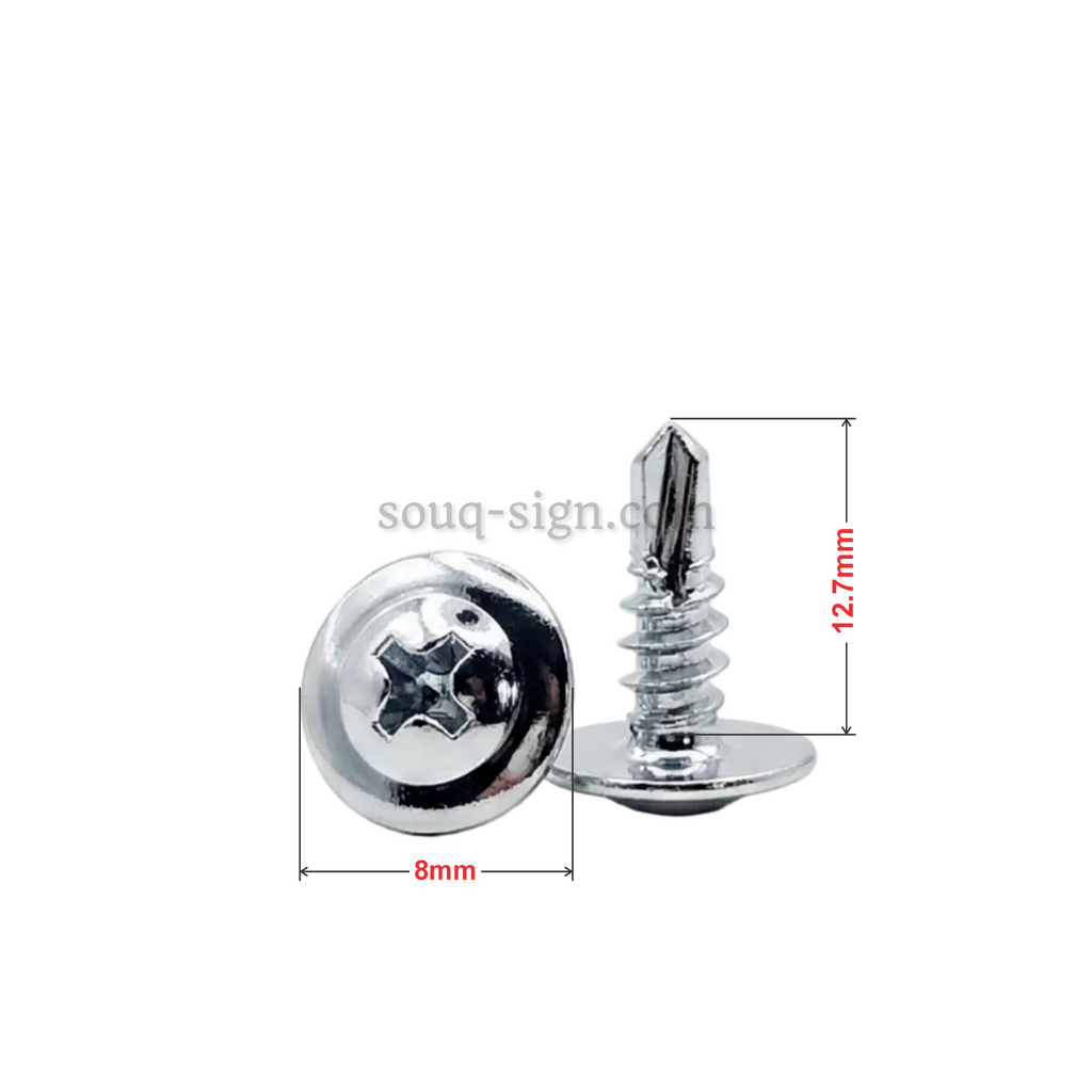 Self Drilling Screw Zinc - 8*12.7mm (8*1/2")