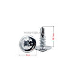 Self Drilling Screw Zinc - 8*12.7mm (8*1/2")
