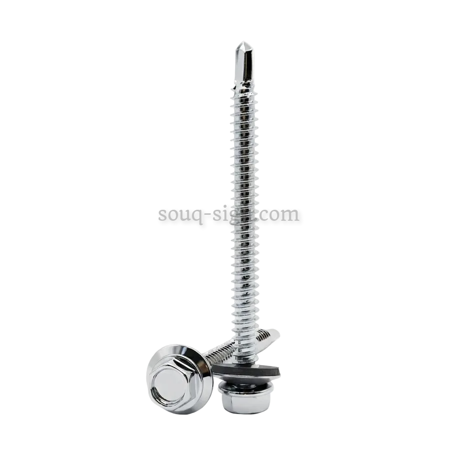 Self Drilling Screw with Washer 6.3*75mm