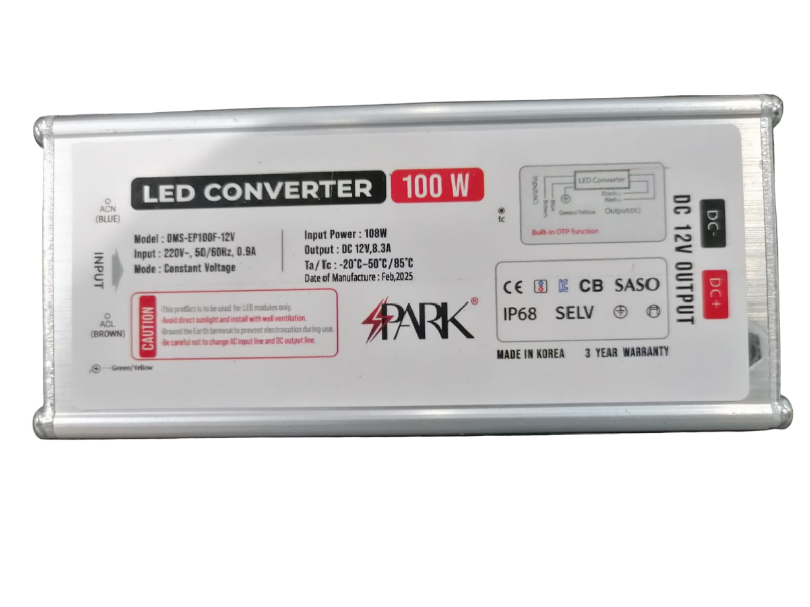 Trans - Spark 100W Korea - Water Proof