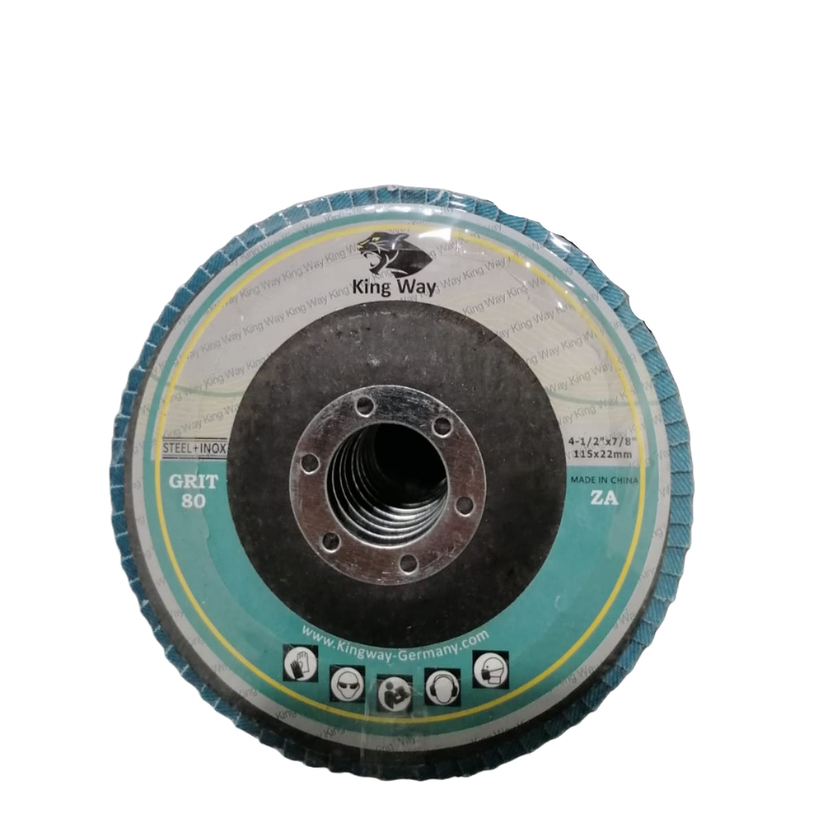 King Way SS Flap Disk - Grit 80 - 4.5 Inch 115*2mm