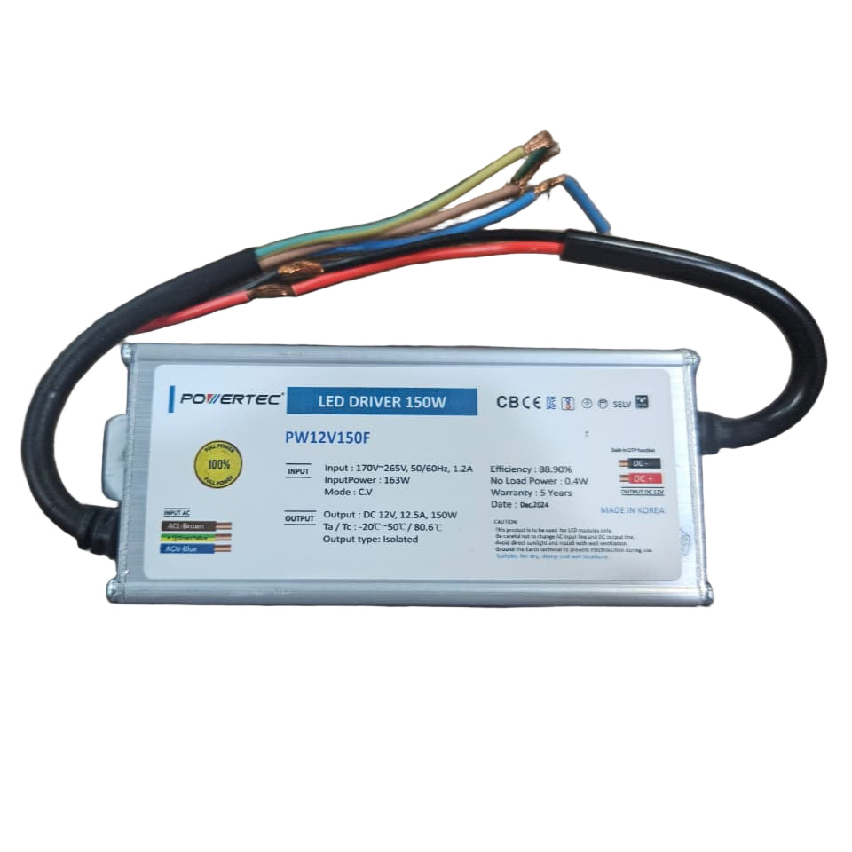 Trans - POWERTECH 150W 12V  Korea - Waterproof