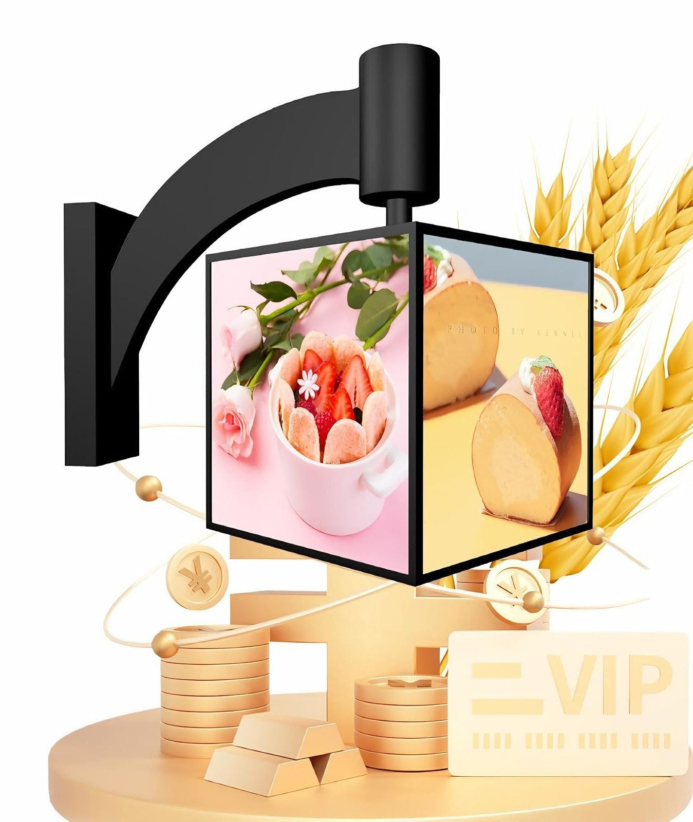 Single Deck Movable Wall Light Box